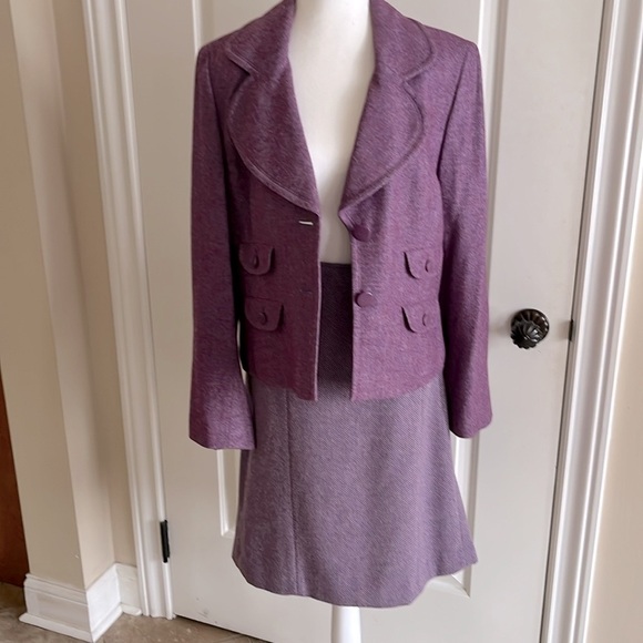 Ann Taylor LOFT skirt 72%wool - Picture 9 of 10